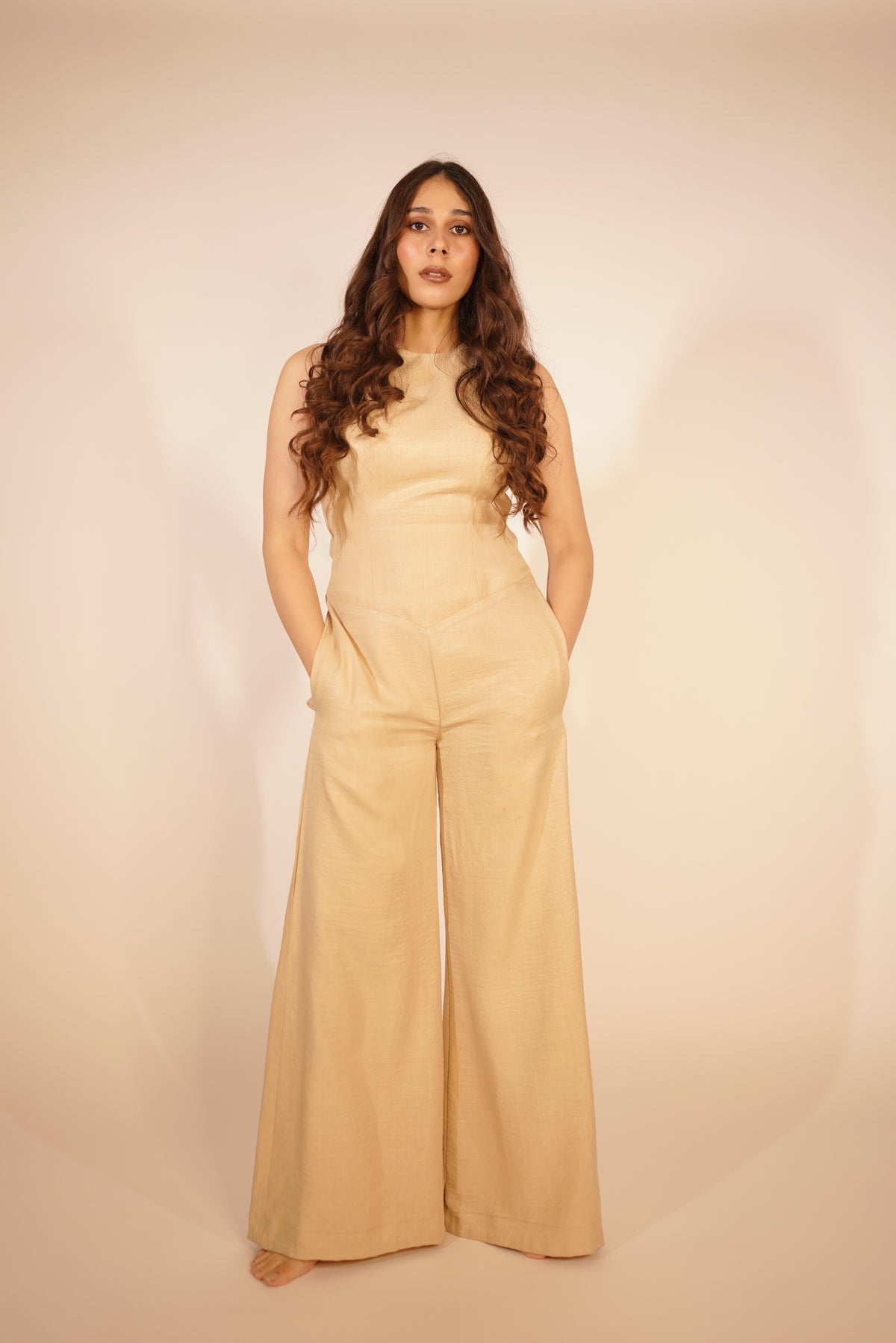 Cross Back Jumpsuit